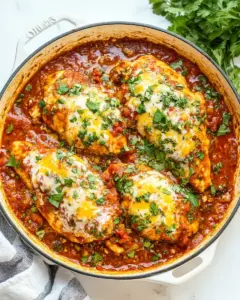Skillet Salsa Chicken