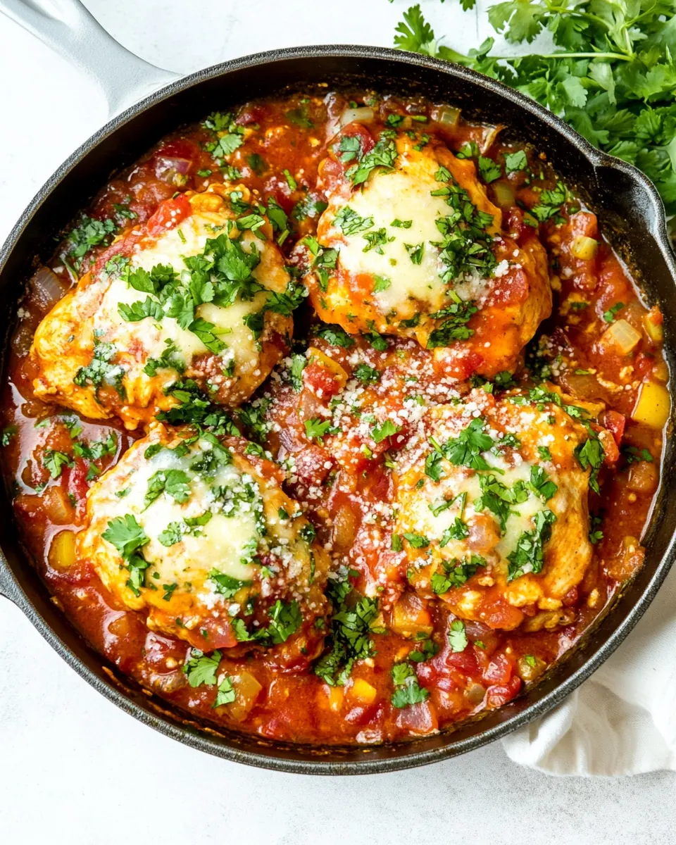Skillet Salsa Chicken
