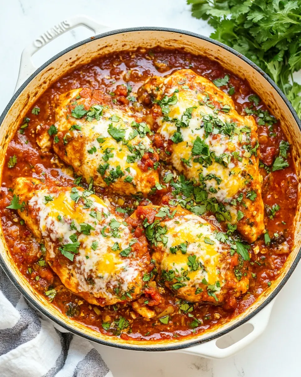 Skillet Salsa Chicken
