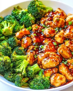 Skinny 15 Minute Sesame Chicken and Broccoli