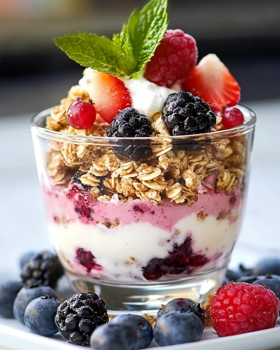 Skinny Berry Parfait