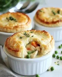 Skinny Chicken Pot Pies