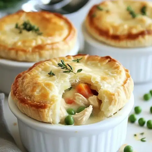 Skinny Chicken Pot Pies