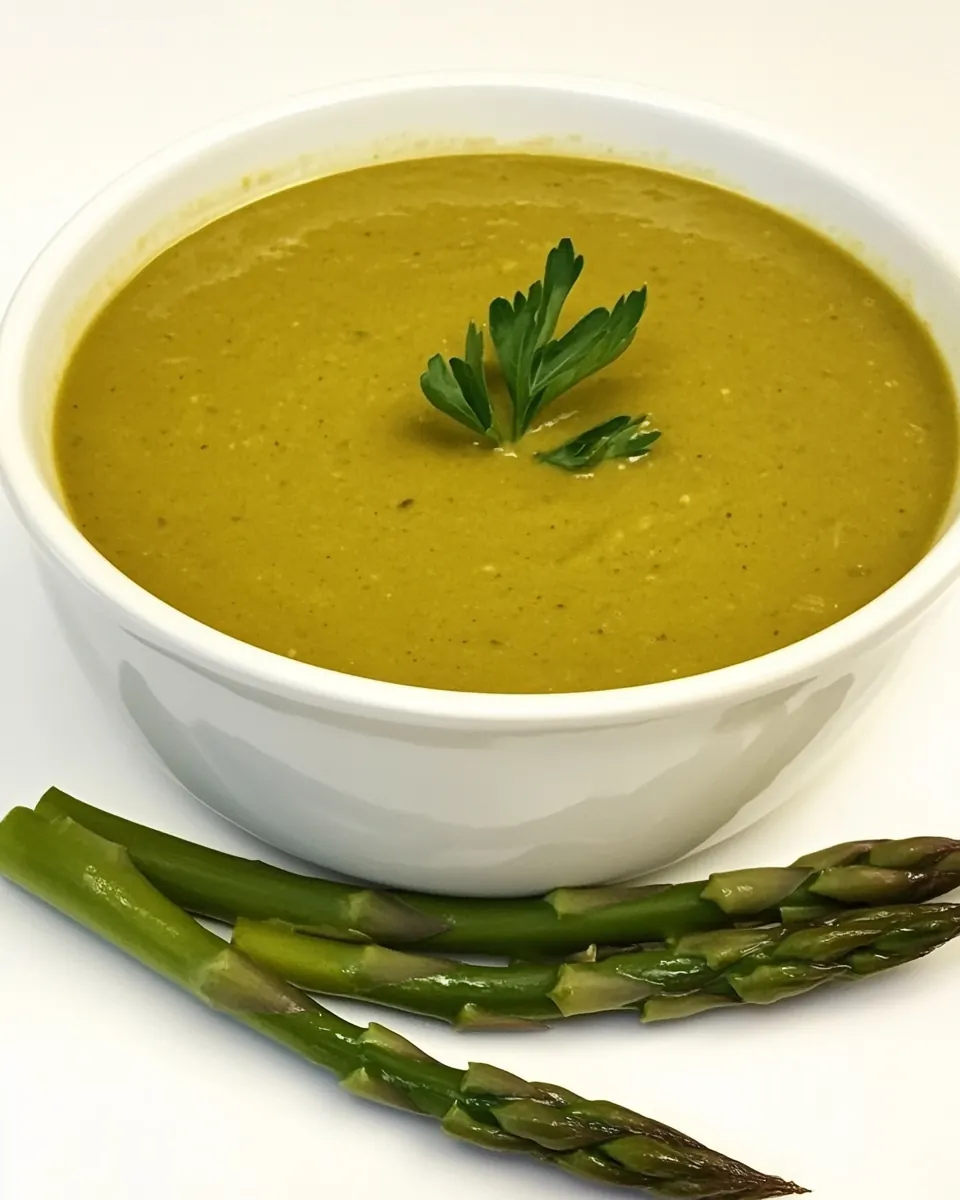 Skinny Cream of Asparagus Soup