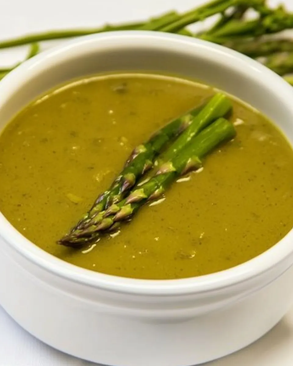 Skinny Cream of Asparagus Soup