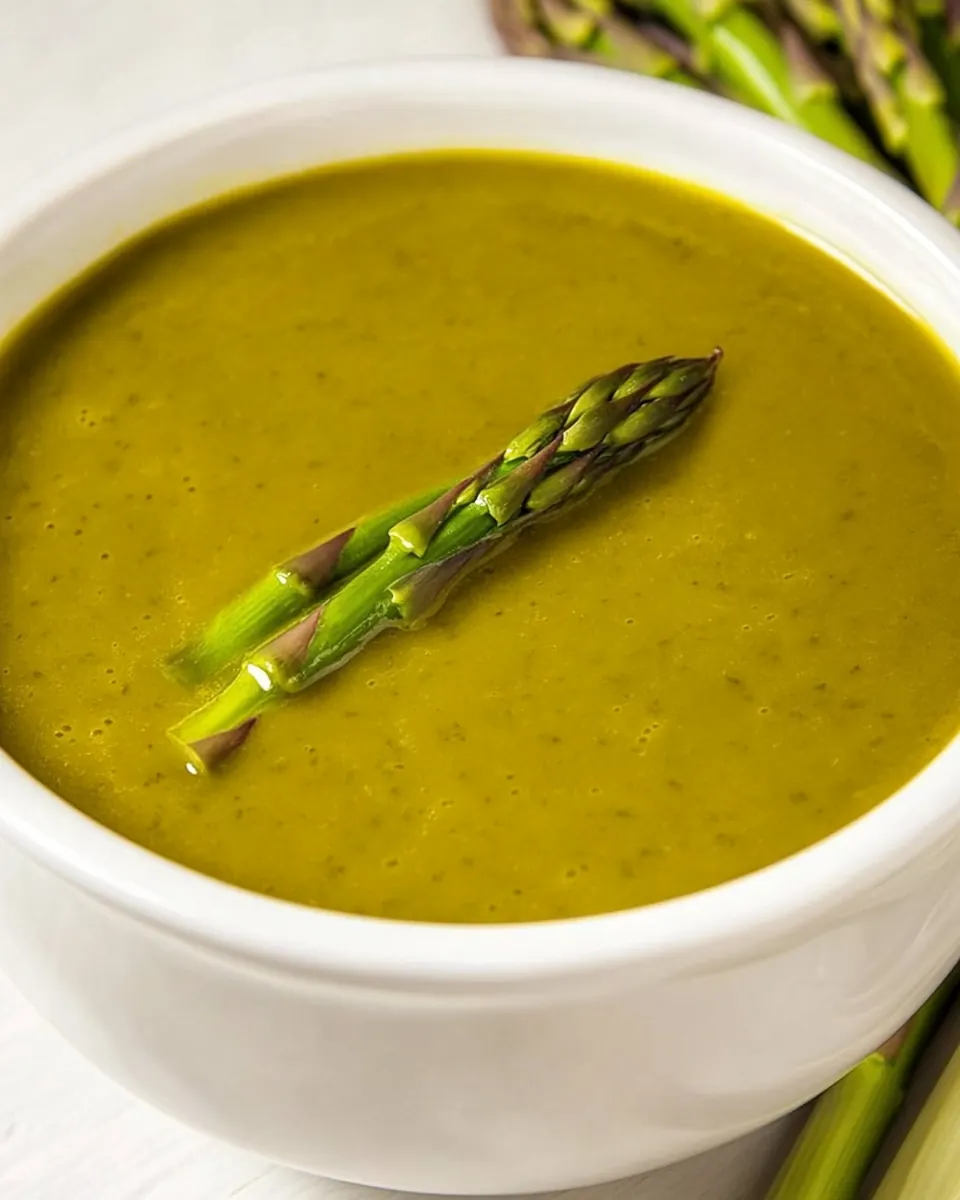 Skinny Cream of Asparagus Soup
