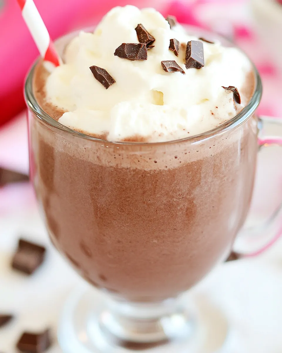 Skinny Frozen Hot Chocolate