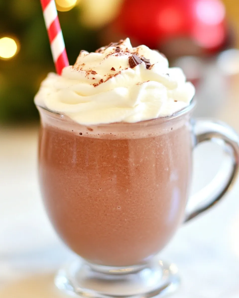 Skinny Frozen Hot Chocolate
