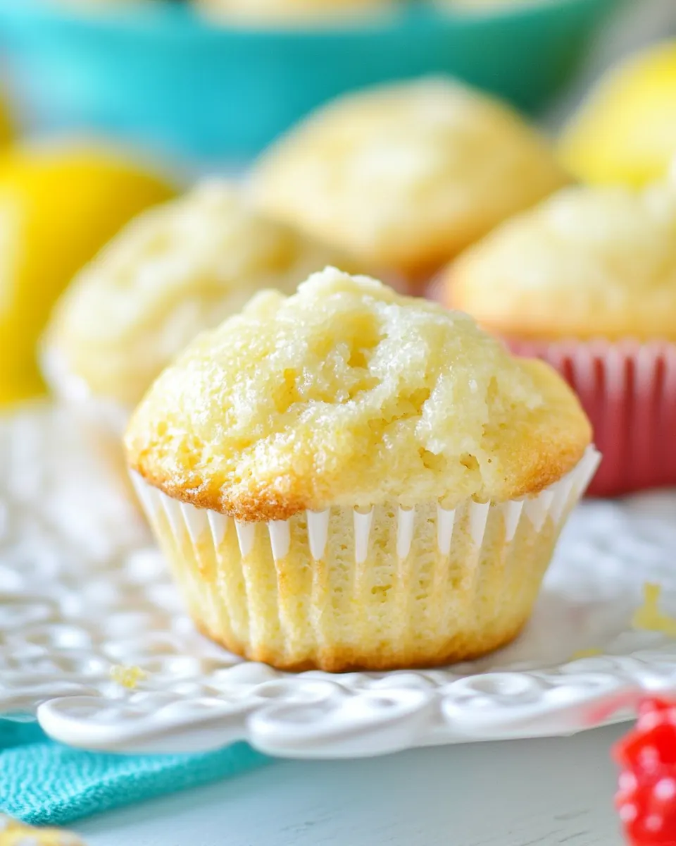 Skinny Lemon Muffins