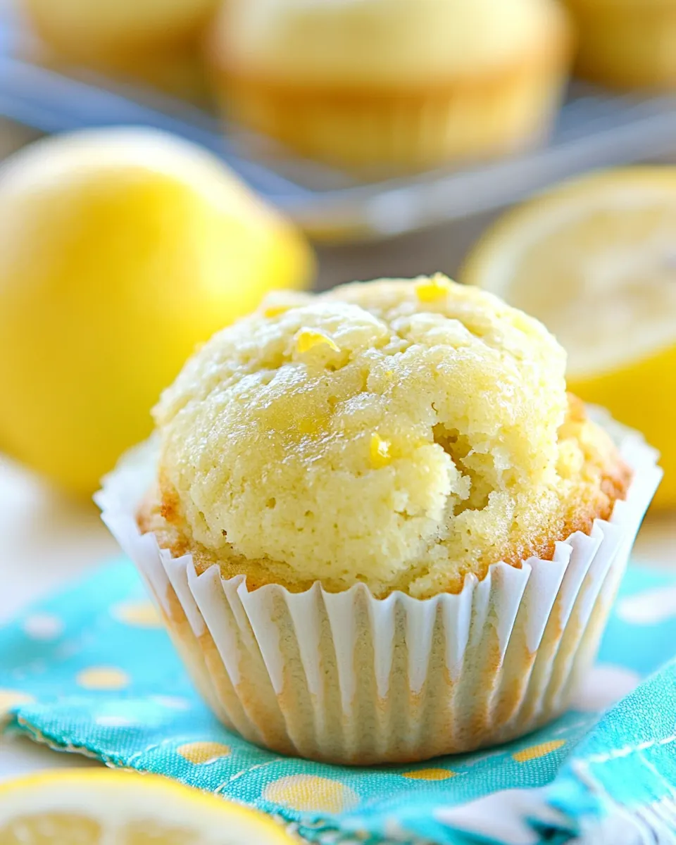 Skinny Lemon Muffins