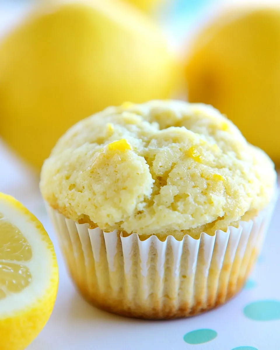 Skinny Lemon Muffins