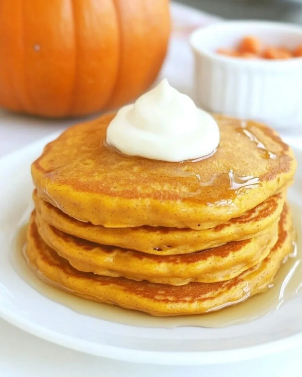 Skinny Pumpkin Pancakes