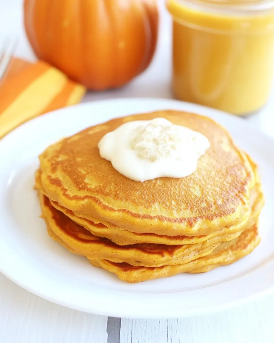 Skinny Pumpkin Pancakes