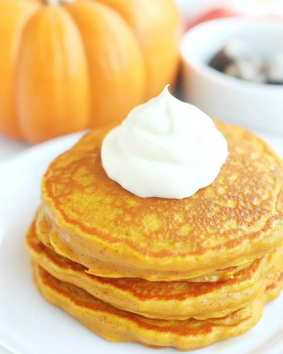 Skinny Pumpkin Pancakes