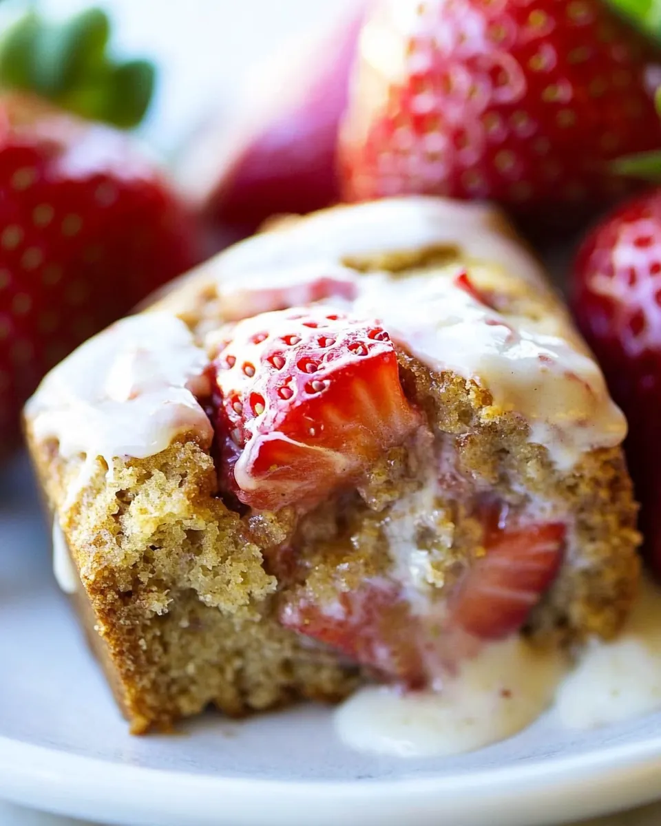 Skinny Strawberry Banana Bread