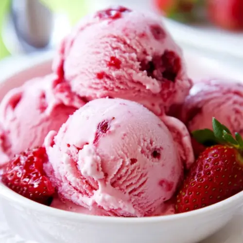 Skinny Strawberry Ice Cream