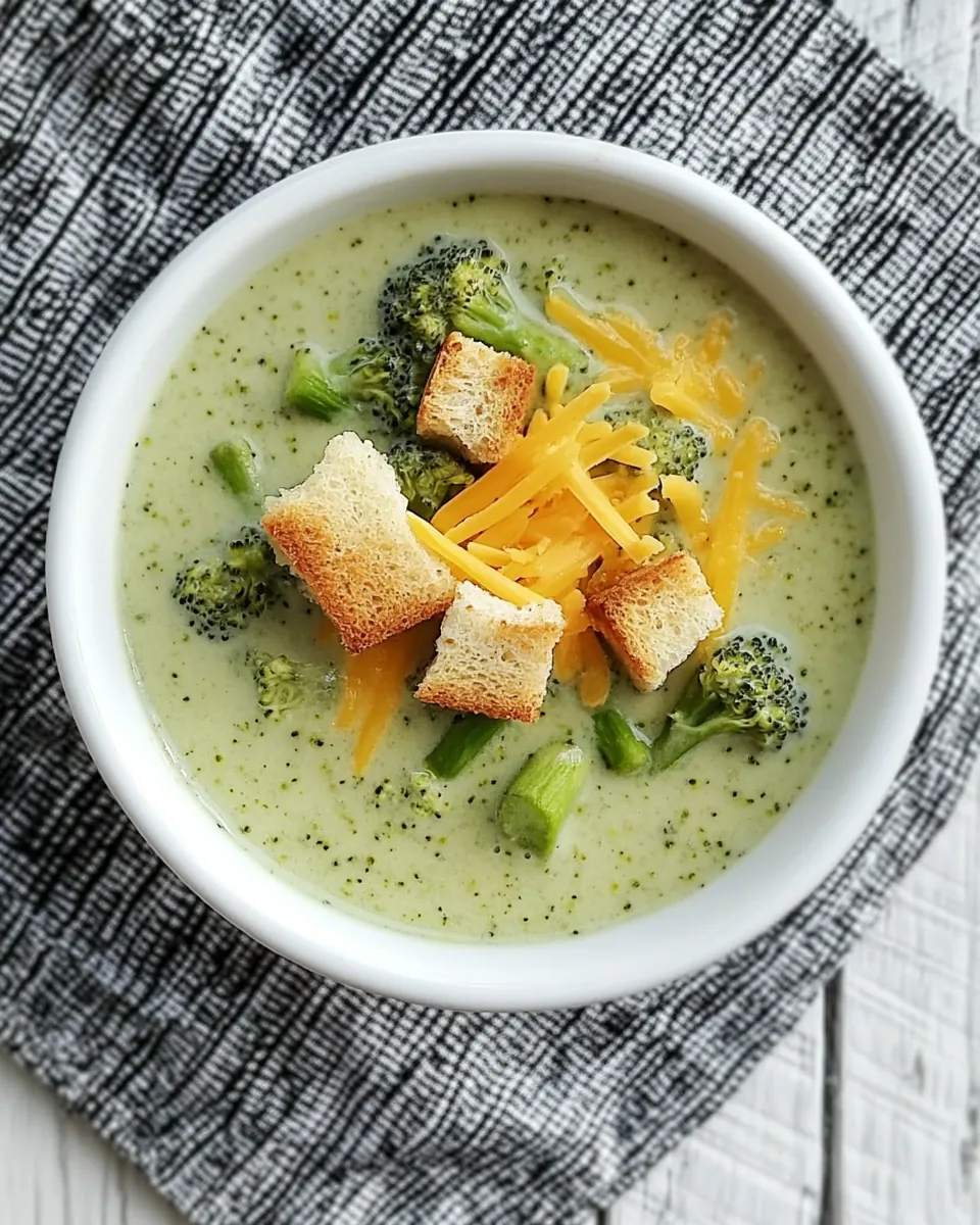 Slow Cooked Broccoli and Asparagus Soup