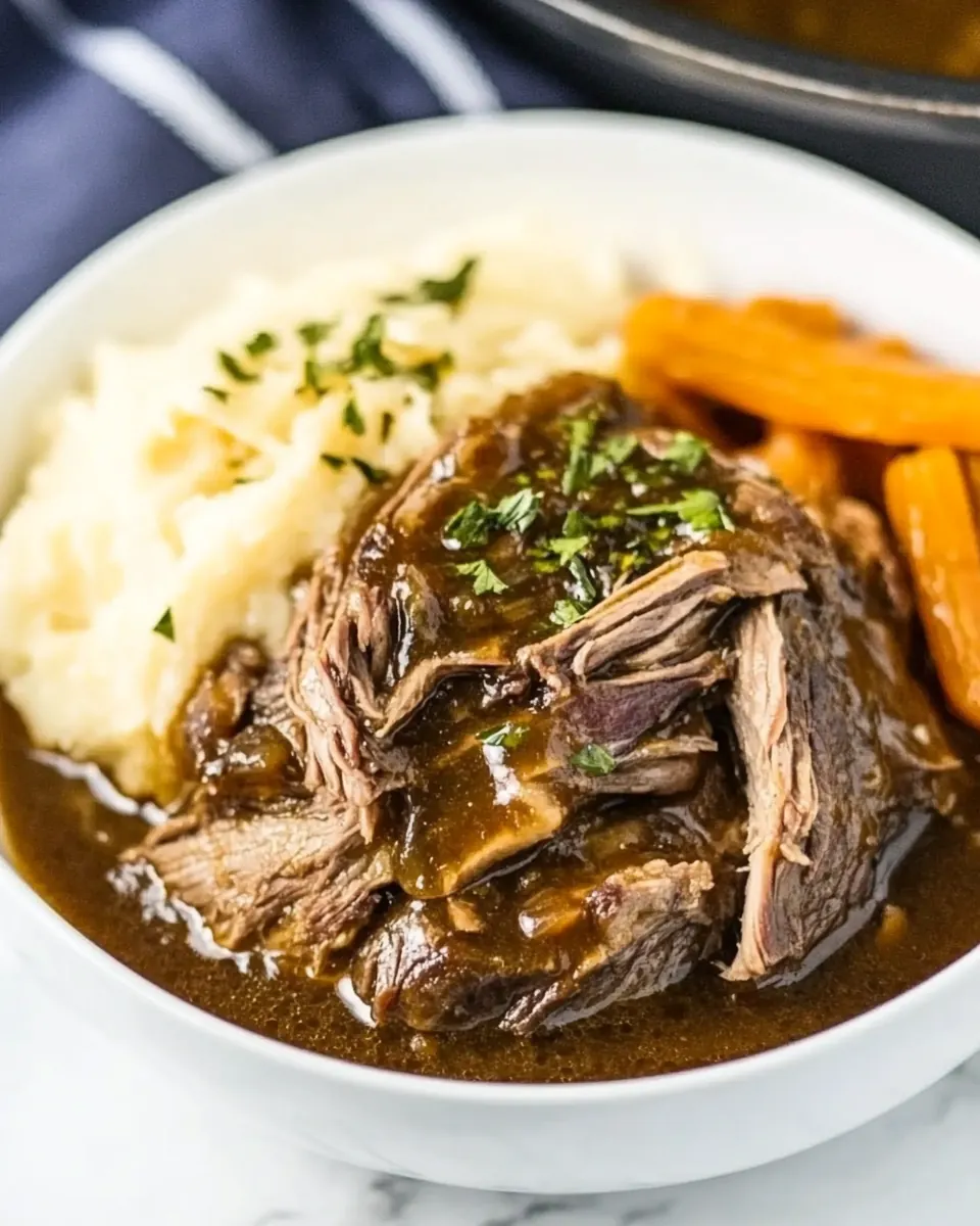 Slow Cooker 3 Packet Roast