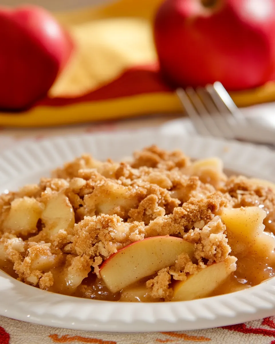 Slow Cooker Apple Crisp