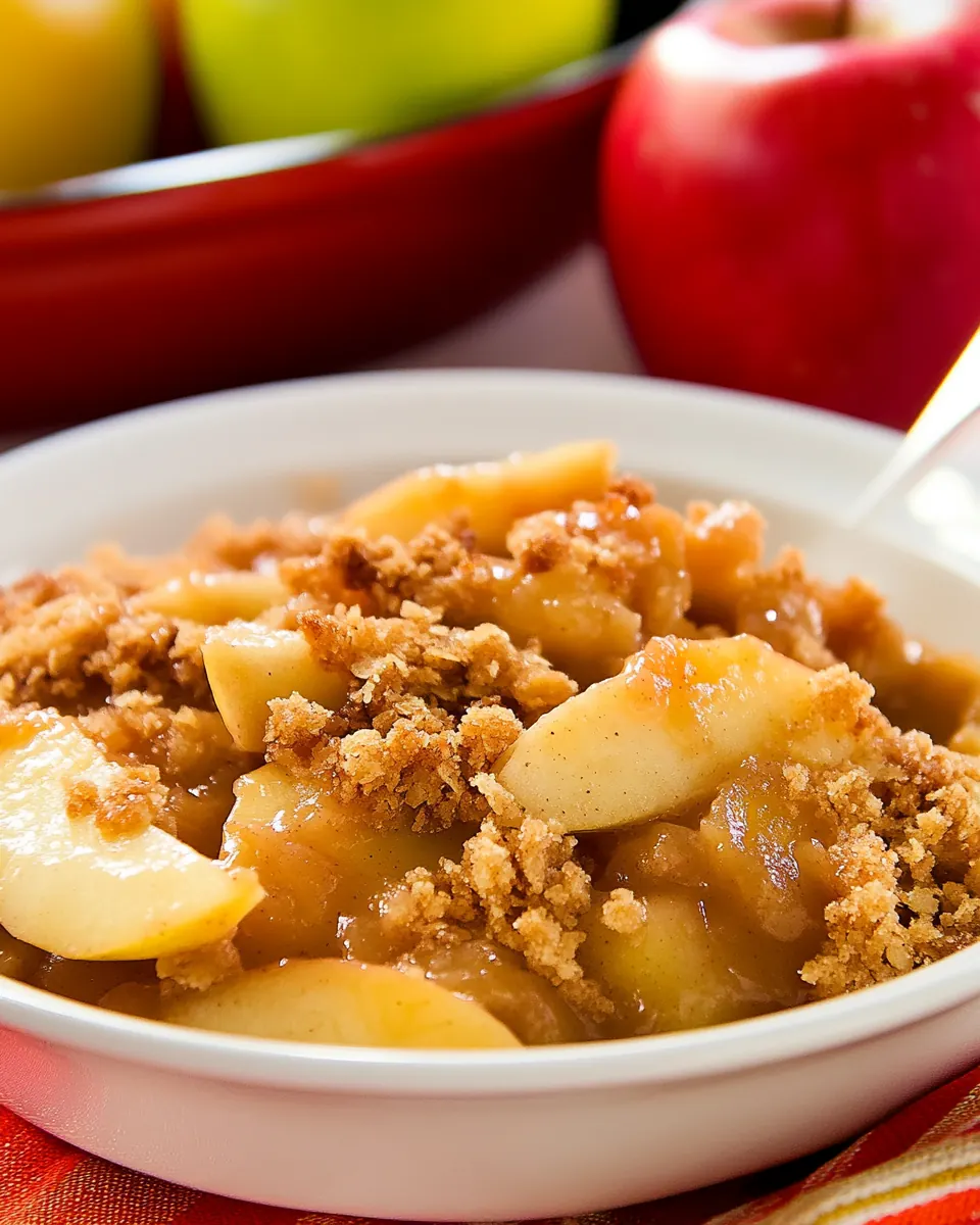 Slow Cooker Apple Crisp