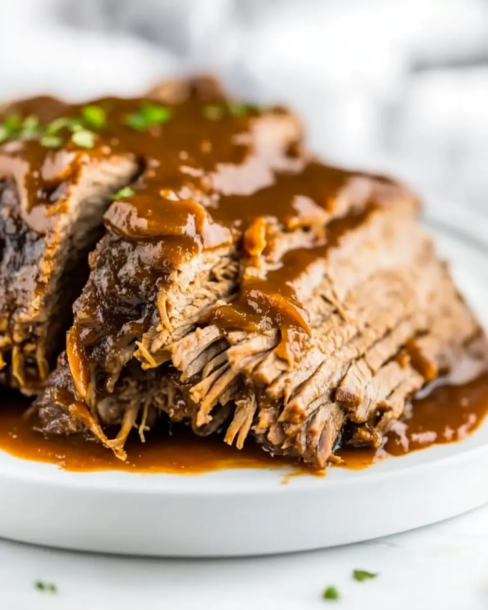 Slow Cooker BBQ Brisket