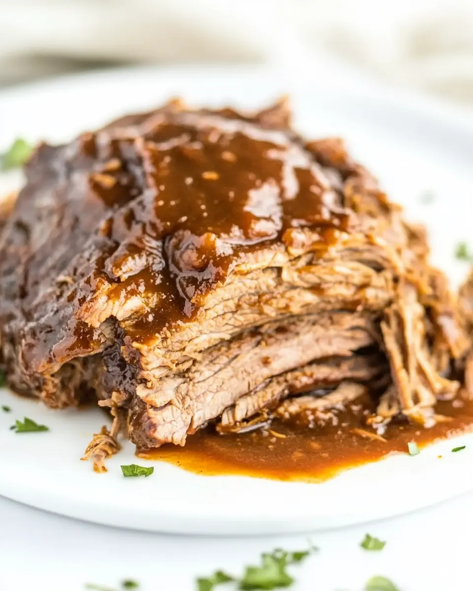 Slow Cooker BBQ Brisket