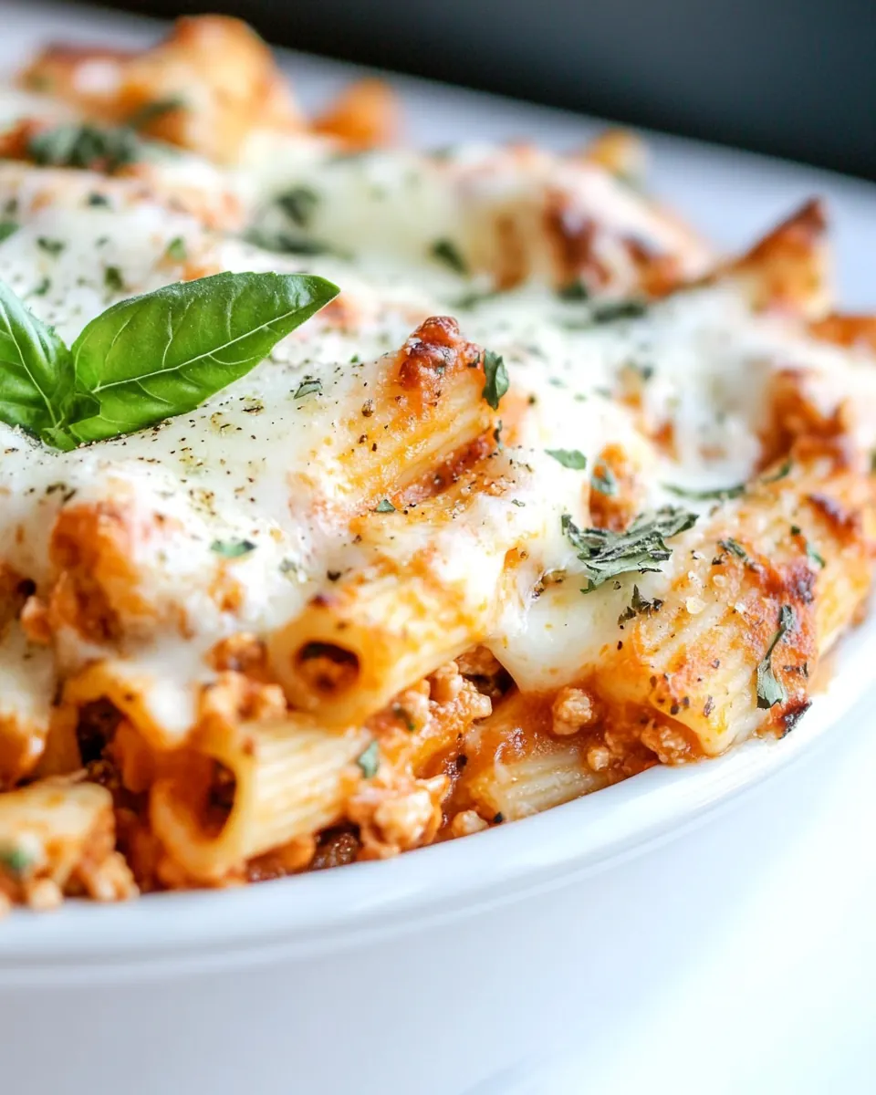 Slow Cooker Baked Ziti
