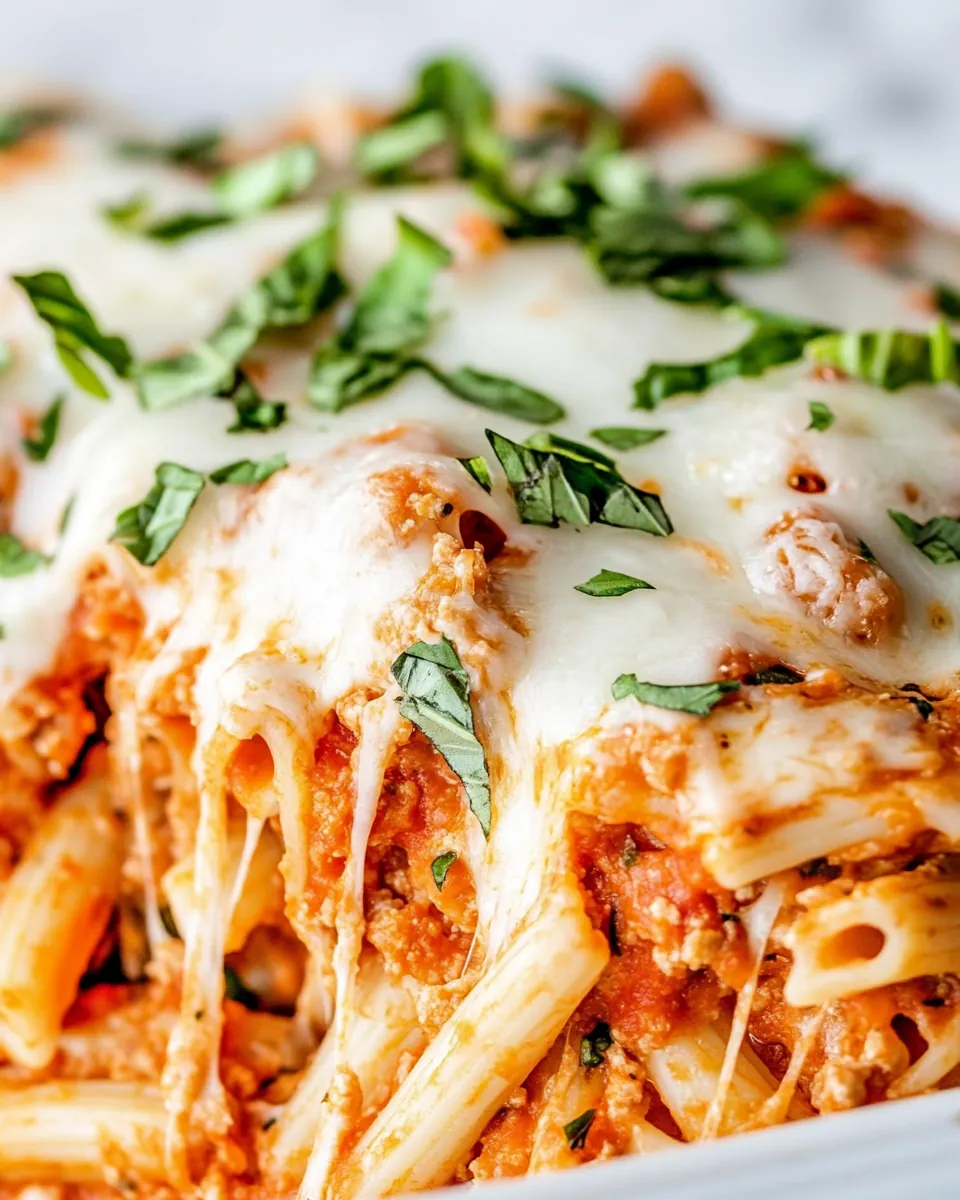Slow Cooker Baked Ziti