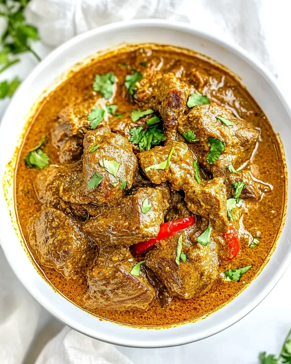 Slow Cooker Beef Madras