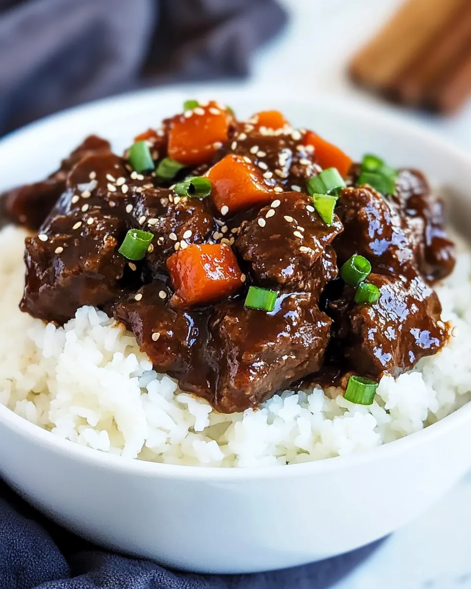 Slow Cooker Beef Teriyaki