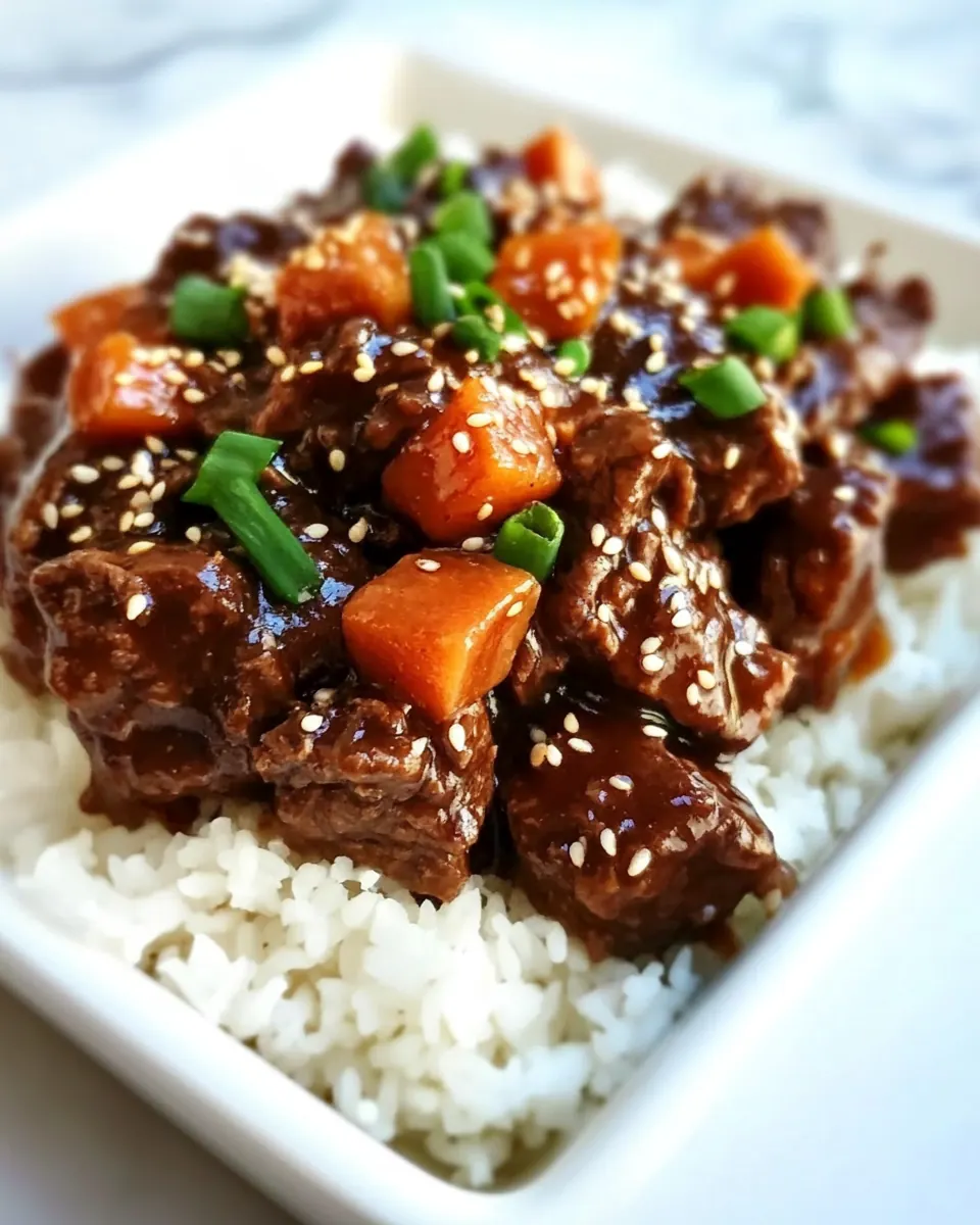 Slow Cooker Beef Teriyaki