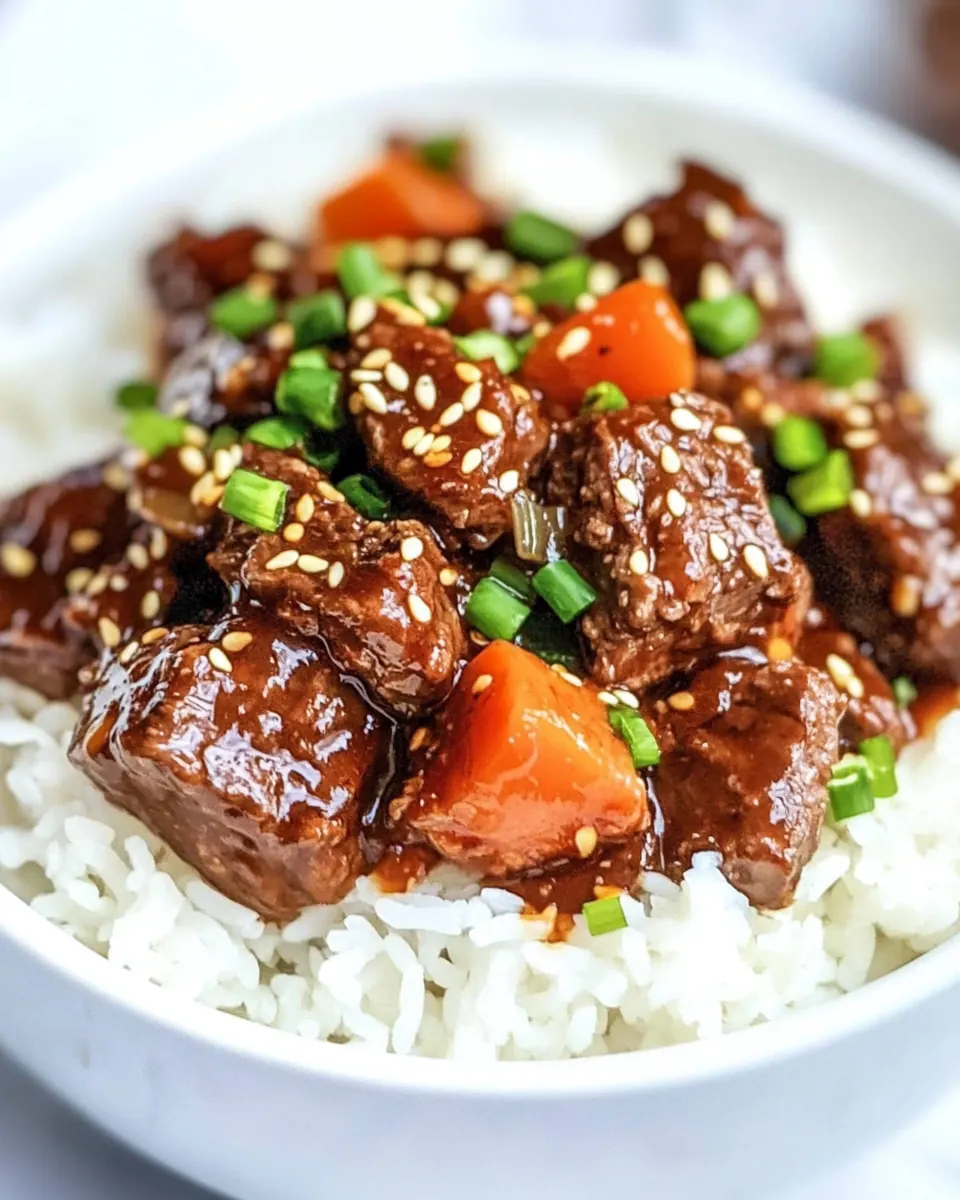 Slow Cooker Beef Teriyaki