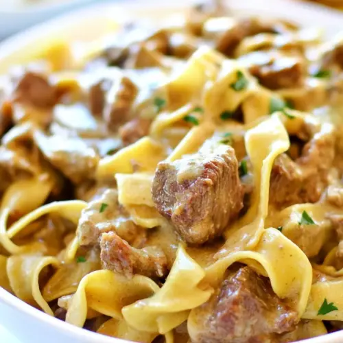 Slow Cooker Beef and Noodles