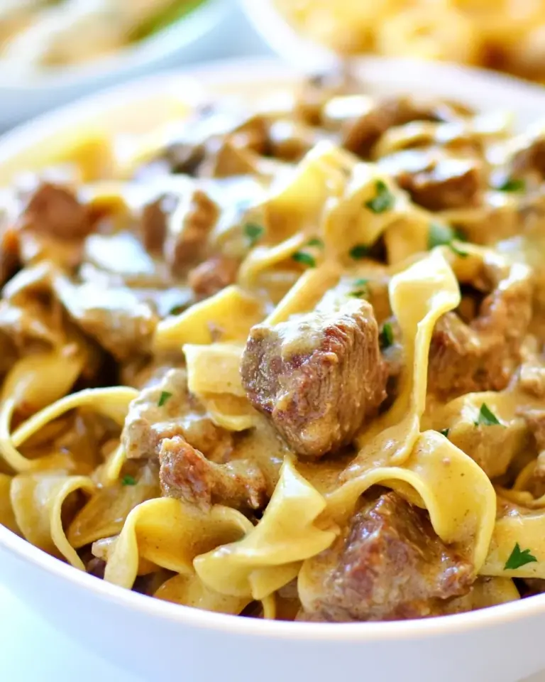 Slow Cooker Beef and Noodles