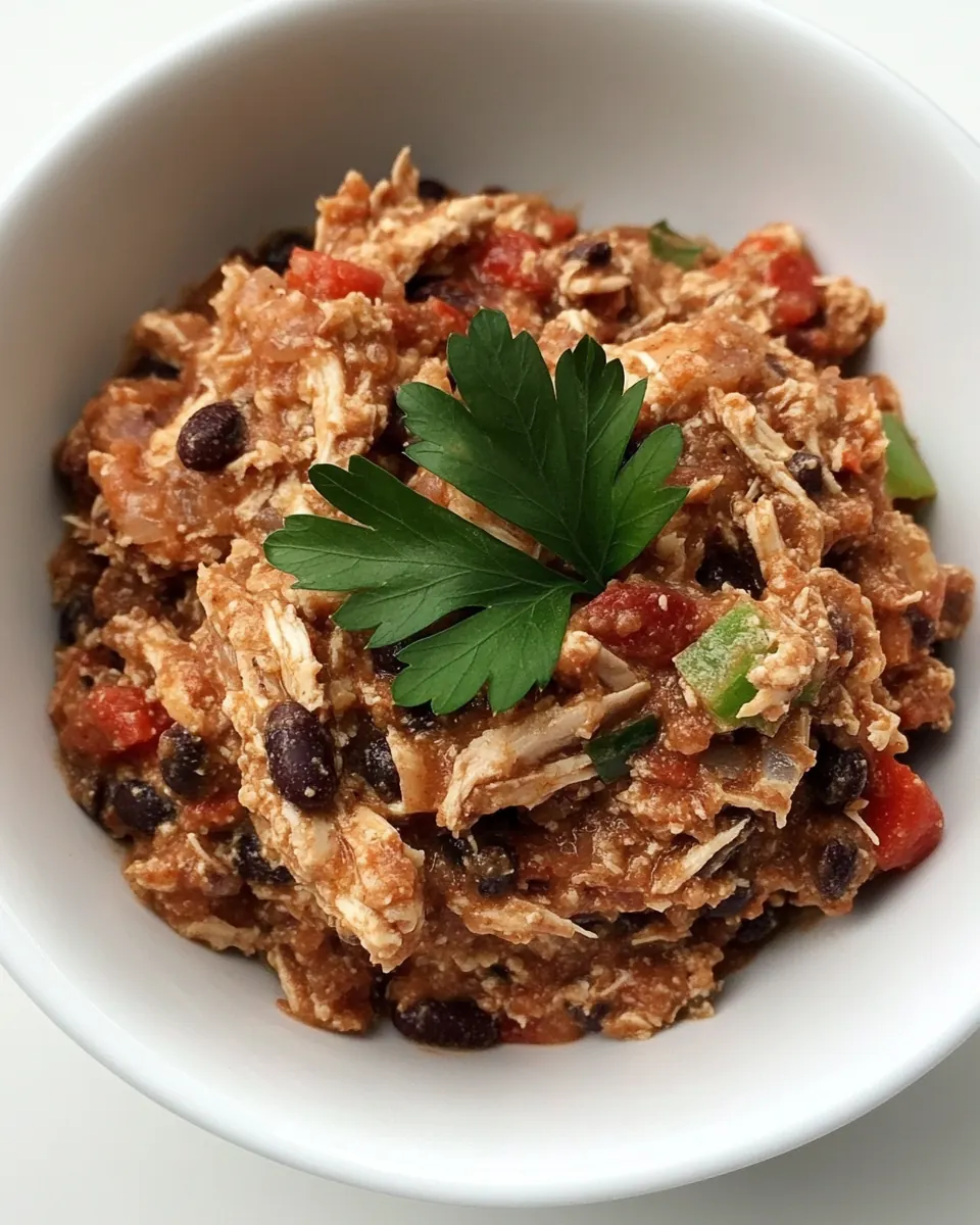 Slow Cooker Black Beans and Chicken