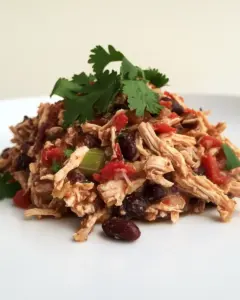 Slow Cooker Black Beans and Chicken