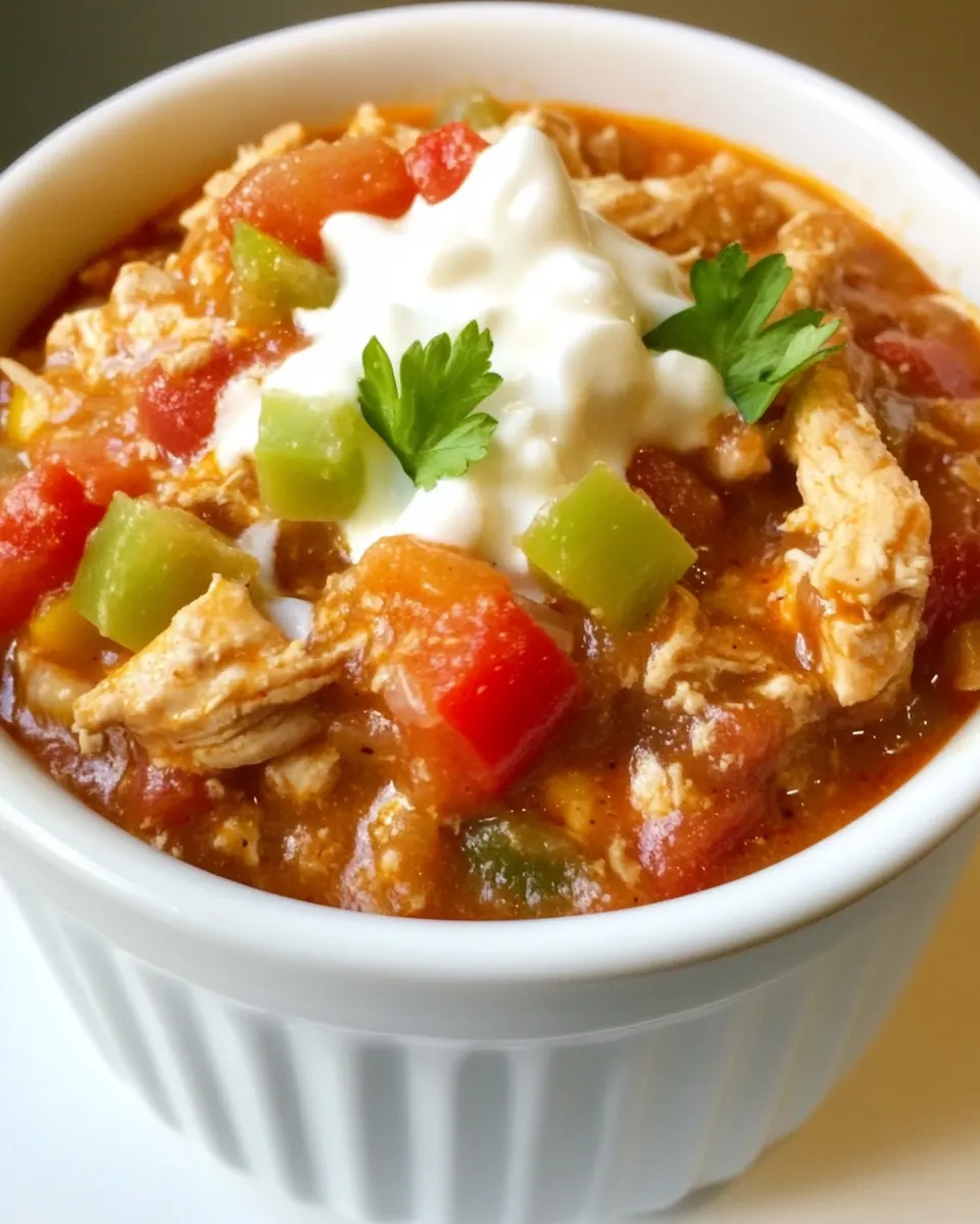 Slow Cooker Buffalo Chicken Chili