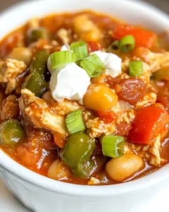 Slow Cooker Buffalo Chicken Chili