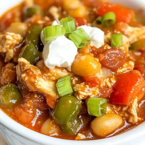 Slow Cooker Buffalo Chicken Chili