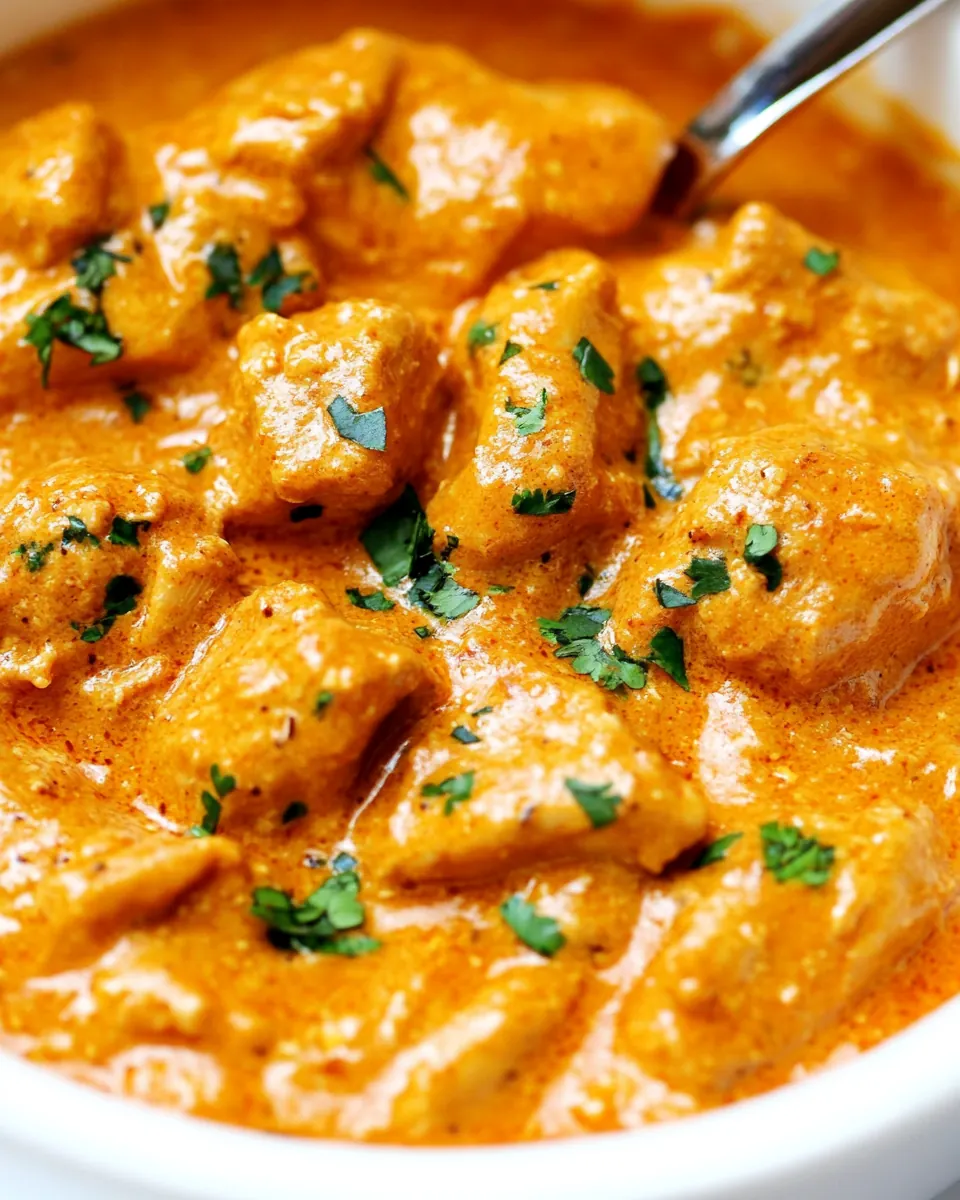 Slow Cooker Butter Chicken