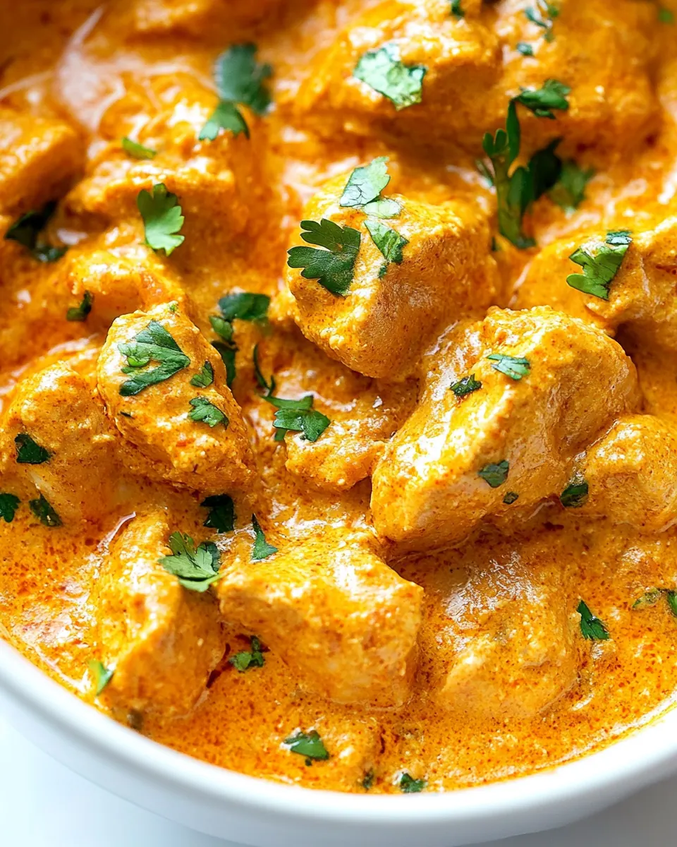 Slow Cooker Butter Chicken