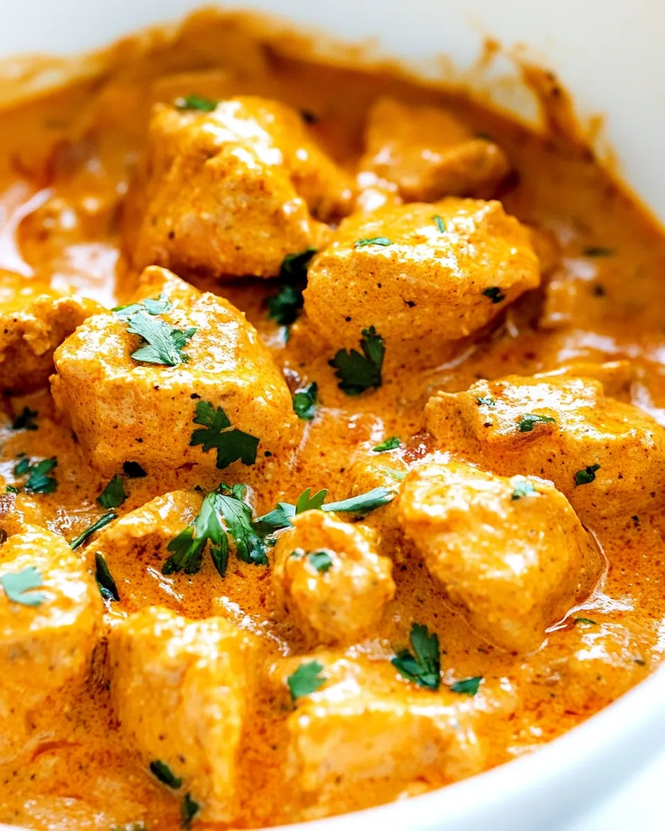 Slow Cooker Butter Chicken