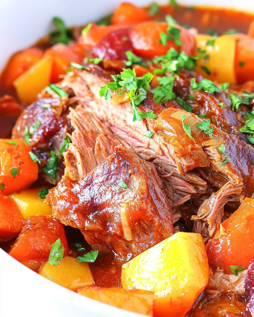 Slow Cooker Caribbean Pot Roast