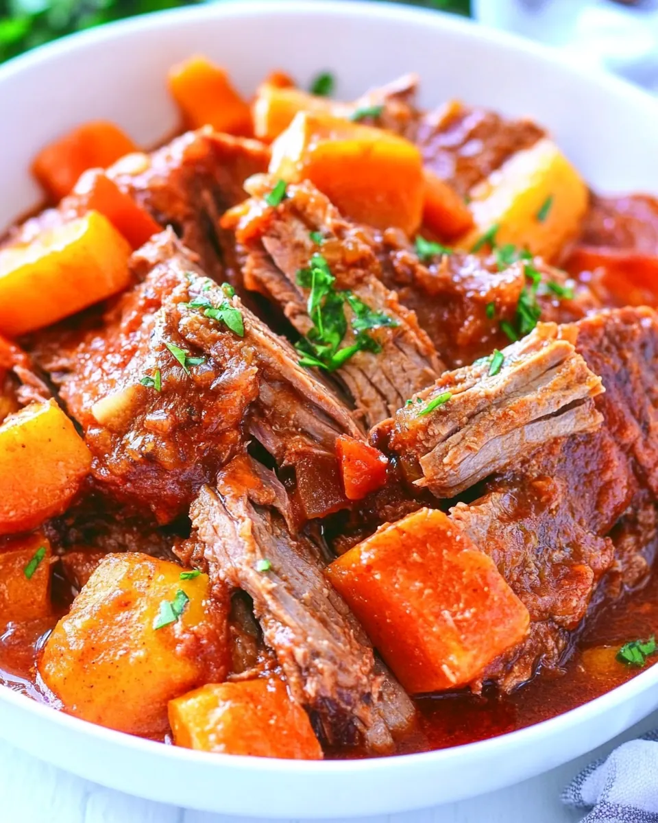 Slow Cooker Caribbean Pot Roast