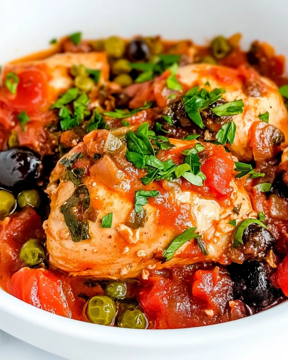 Slow Cooker Chicken Cacciatore