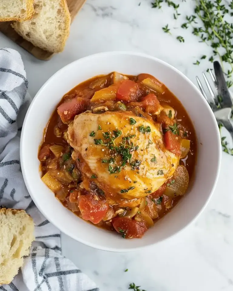 Slow Cooker Chicken Cacciatore