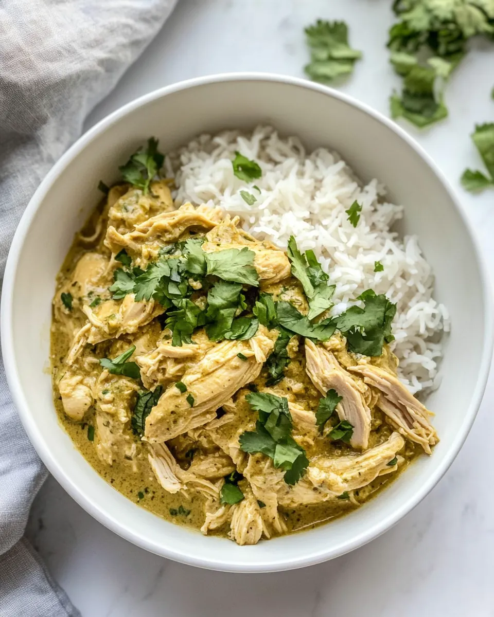 Slow Cooker Chicken Curry