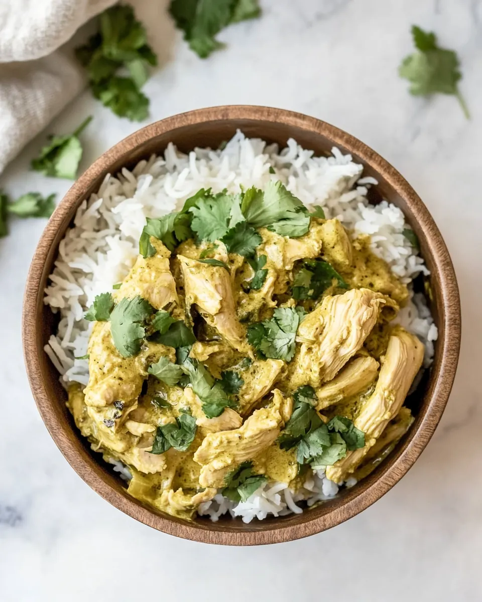 Slow Cooker Chicken Curry