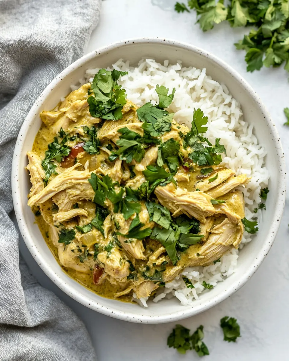 Slow Cooker Chicken Curry