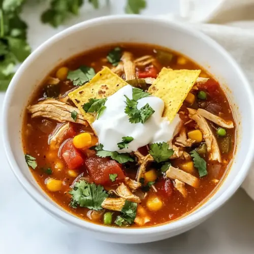 Slow Cooker Chicken Fajita Tortilla Soup